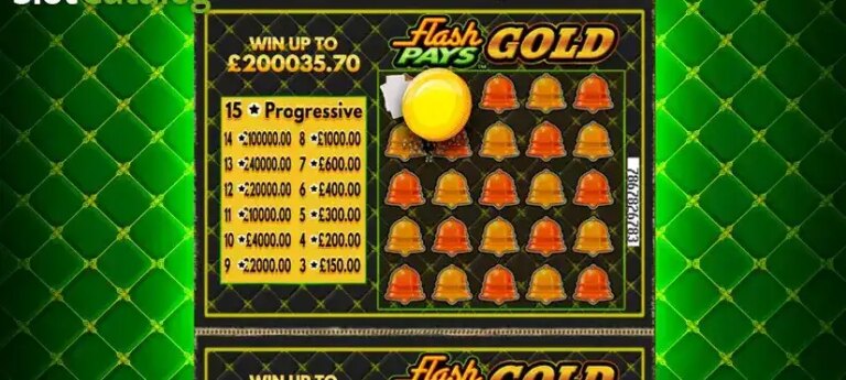 Flash Pays Gold Scratcher