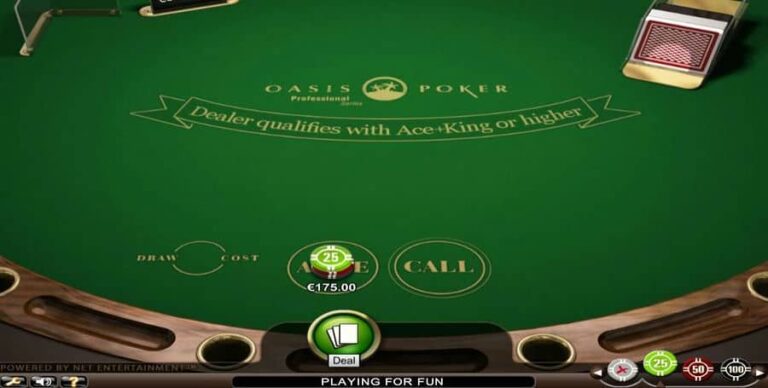 Oasis Poker Professional Series High Limit