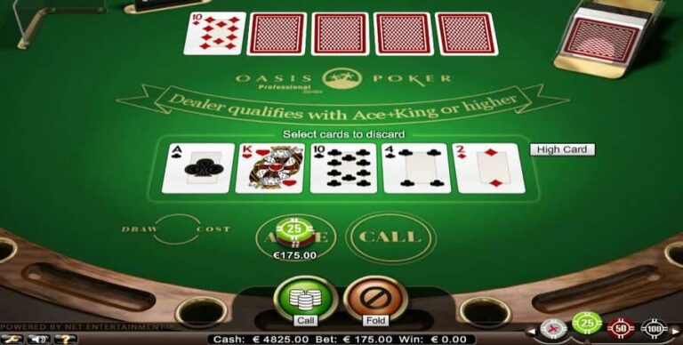 Oasis Poker Professional Series High Limit